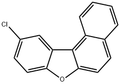 10-chloronaphtho[2,1-b]benzofuran Struktur