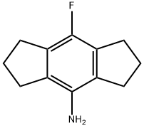 s-Indacen-4-amine, 8-fluoro-1,2,3,5,6,7-hexahydro- Structure