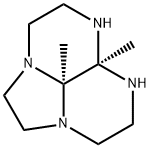 3H,6H-2a,5,6,8a-Tetraazaacenaphthylene, octahydro-5a,8b-dimethyl-, cis- 化学構造式