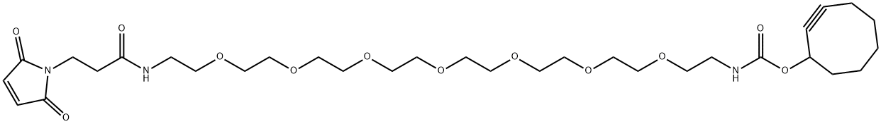 SCO-PEG7-Maleimide Struktur
