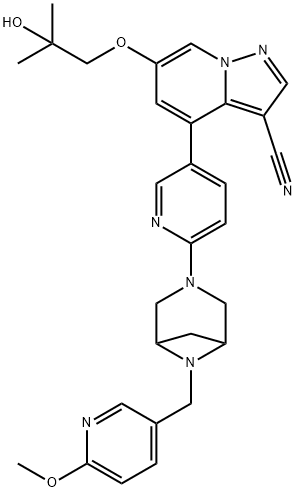 セルペルカチニブ 化学構造式
