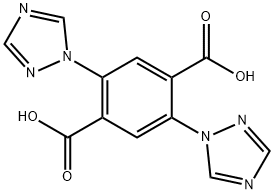 2,5-双(1,2,4-三唑-1-基)对苯二甲酸,2163052-04-6,结构式