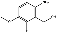 Benzenemethanol, 6-amino-2-fluoro-3-methoxy- Structure
