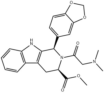 (1R,3R)-1-(benzo[d][1,3]dioxol-5-yl)-2-(dimethylglycyl)-2,3,4,9-tetrahydro-1H-pyrido [3,4-b]indole-3-carboxylate methyl|他达那非杂质