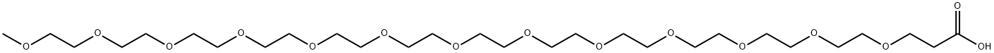 MPEG12-CH2CH2COOH Structure