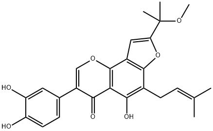 Derrisisoflavone I Structure