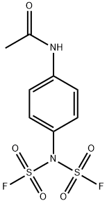 4-(ACETYLAMINO)PHENYL]IMIDODISULFURYL DIFLUORIDE Struktur