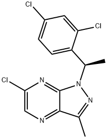 1H-Pyrazolo[3,4-b]pyrazine, 6-chloro-1-[(1S)-1-(2,4-dichlorophenyl)ethyl]-3-methyl-|