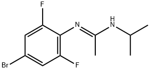 Ethanimidamide, N'-(4-bromo-2,6-difluorophenyl)-N-(1-methylethyl)-, (1E)- Structure