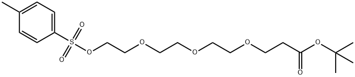 对甲苯磺酸酯丙酸叔丁酯三乙二醇,217817-01-1,结构式