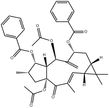 ユーフォルビアファクターL2 化学構造式