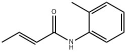 (2E)-N-(2-Methylphenyl)-2-butenamide Structure