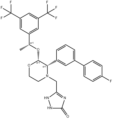 Aprepitant EP Impurity B, 2206606-86-0, 结构式