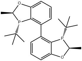 (2S,2'S,3S,3'S)-3,3'-di-tert-butyl-2,2'-dimethyl-2,2',3,3'-tetrahydro-4,4'-bibenzo[d][1,3]oxaphosphole Structure