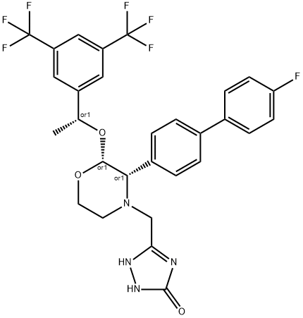 阿瑞匹坦EP杂质C 结构式