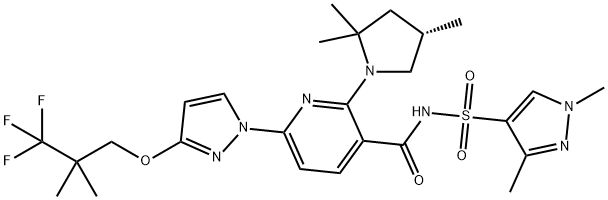 ELEXACAFTOR 结构式