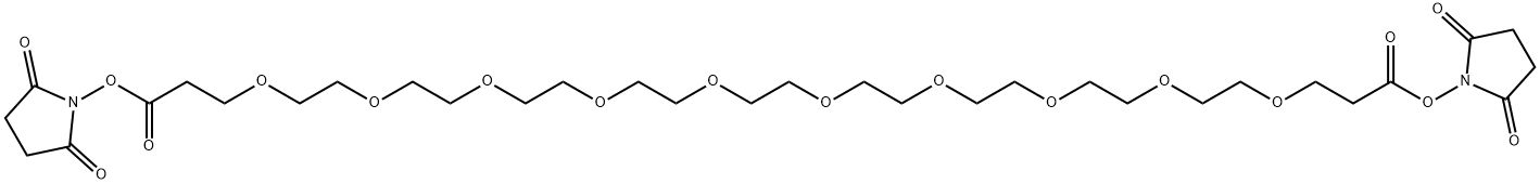 Bis-peg10-nhs ester 结构式