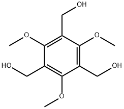 1,3,5-Benzenetrimethanol, 2,4,6-trimethoxy- Struktur