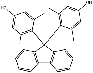 4,4-(9H-fluorene-0,9-diyl)bis(3,5-dimethylphenol) Structure