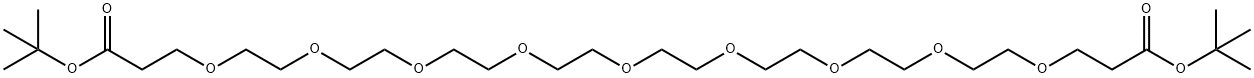 PEG9-Bis-t-butyl ester Struktur