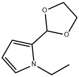 1H-Pyrrole, 2-(1,3-dioxolan-2-yl)-1-ethyl- Struktur
