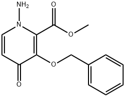 Methy1 1-amino-3-(benzyloxy)-4-oxo-1,4-dihydropyridine-2-carboxylate Structure