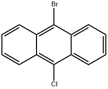 9-溴-10-氯蒽 结构式