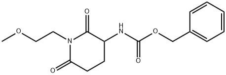 Carbamic acid, N-?[1-?(2-?methoxyethyl)?-?2,?6-?dioxo-?3-?piperidinyl]?-?, phenylmethyl ester,2227311-88-6,结构式