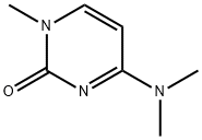 2(1H)-Pyrimidinone, 4-(dimethylamino)-1-methyl- Structure
