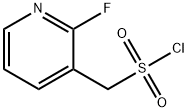 3-Pyridinemethanesulfonyl chloride, 2-fluoro- Structure