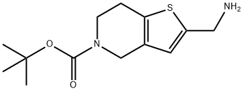 222987-36-2 Thieno[3,2-c]pyridine-5(4H)-carboxylic acid, 2-(aminomethyl)-6,7-dihydro-, 1,1-d…
