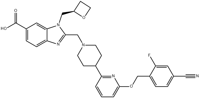 GLP-1 receptor agonist 3, 2230200-09-4, 结构式