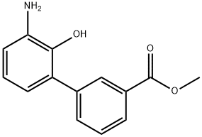 methyl 3'-amino-2'-hydroxy-[1,1'-biphenyl]-3-carboxylate,2230800-88-9,结构式