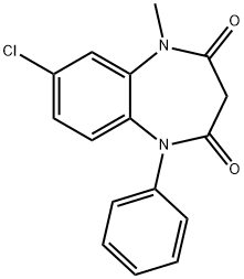 Clobazam impurity G, 22316-27-4, 结构式