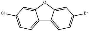 3-溴-7-氯二苯并[B,D]呋喃 结构式