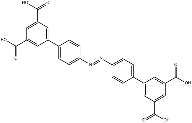 4,4'-二(3,5-二羧基苯基)偶氮苯,2244927-92-0,结构式