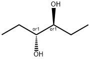 (3R,4R)-3,4-ヘキサンジオール 化学構造式