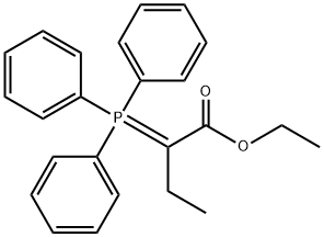 Butanoic acid, 2-(triphenylphosphoranylidene)-, ethyl ester 化学構造式