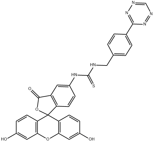 5-FITC-Tetrazine Structure
