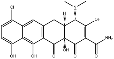 Anhydrodemeclocycline Structure