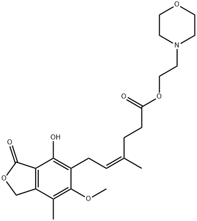 Mycophenolate Mofetil EP Impurity C (Z-isomer) 结构式
