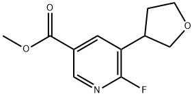 6-Fluoro-5-(tetrahydro-furan-3-yl)-nicotinic acid methyl ester|6-Fluoro-5-(tetrahydro-furan-3-yl)-nicotinic acid methyl ester