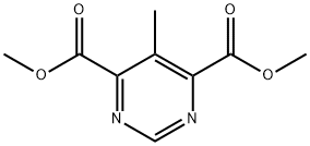 Dimethyl 5-methylpyrimidine-4,6-dicarboxylate Structure