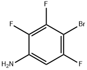 Benzenamine, 4-bromo-2,3,5-trifluoro- Structure