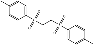 Benzene, 1,1'-[1,2-ethanediylbis(sulfonyl)]bis[4-methyl- Struktur