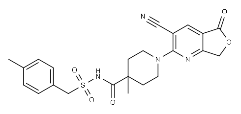 Oral antiplatelet agent 1 Structure