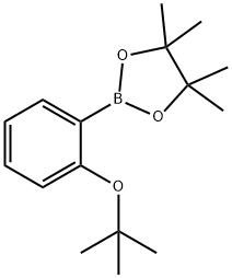 2-(tert-Butoxy)phenylboronic Acid Pinacol Ester 结构式