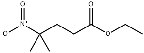 Pentanoic acid, 4-methyl-4-nitro-, ethyl ester Structure