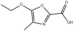 2-Oxazolecarboxylic acid, 5-ethoxy-4-methyl- 化学構造式