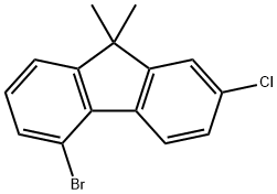 9H-Fluorene, 5-bromo-2-chloro-9,9-dimethyl- Structure